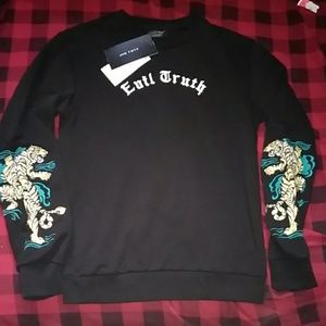 Zara Man black sweatshirt sweater